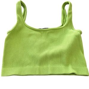 Zara Ribbed Crop Top